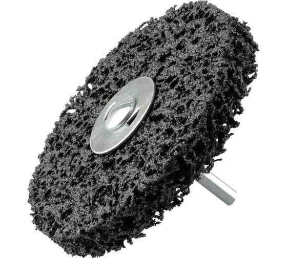 Изображение товара Круг зачистной коралловый по металлу 100 мм для дрели BERIL 16891