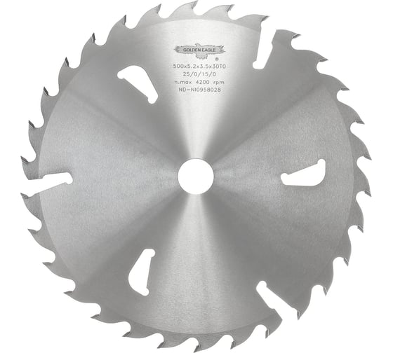 Изображение товара Пила дисковая HW многопильная 500x50x5.2/3.5 мм, z30, FZ Golden Eagle TL26185