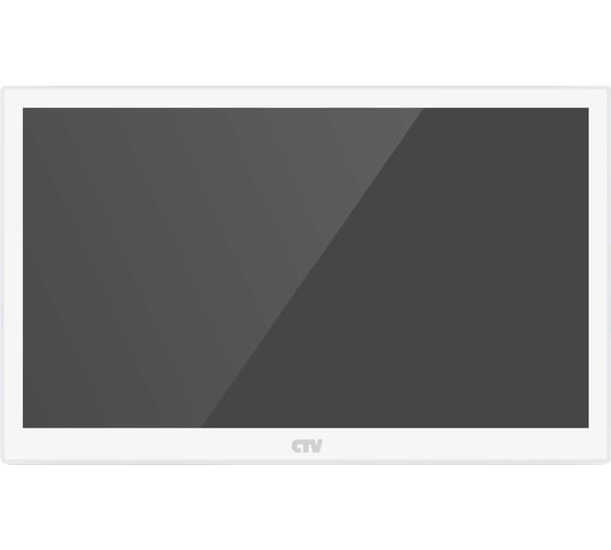Изображение товара Монитор видеодомофона CTV M5101 W, с технологией Touch Screen, поддержка форматов AHD, TVI, CVI и CVBS, встроенный модуль Wi-Fi, белый 10-0001011