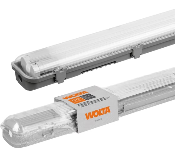 Изображение товара Светильник под светодиодные лампы T8 Wolta (лампа в комплект не входит) 660мм IP65 WT8-01/02