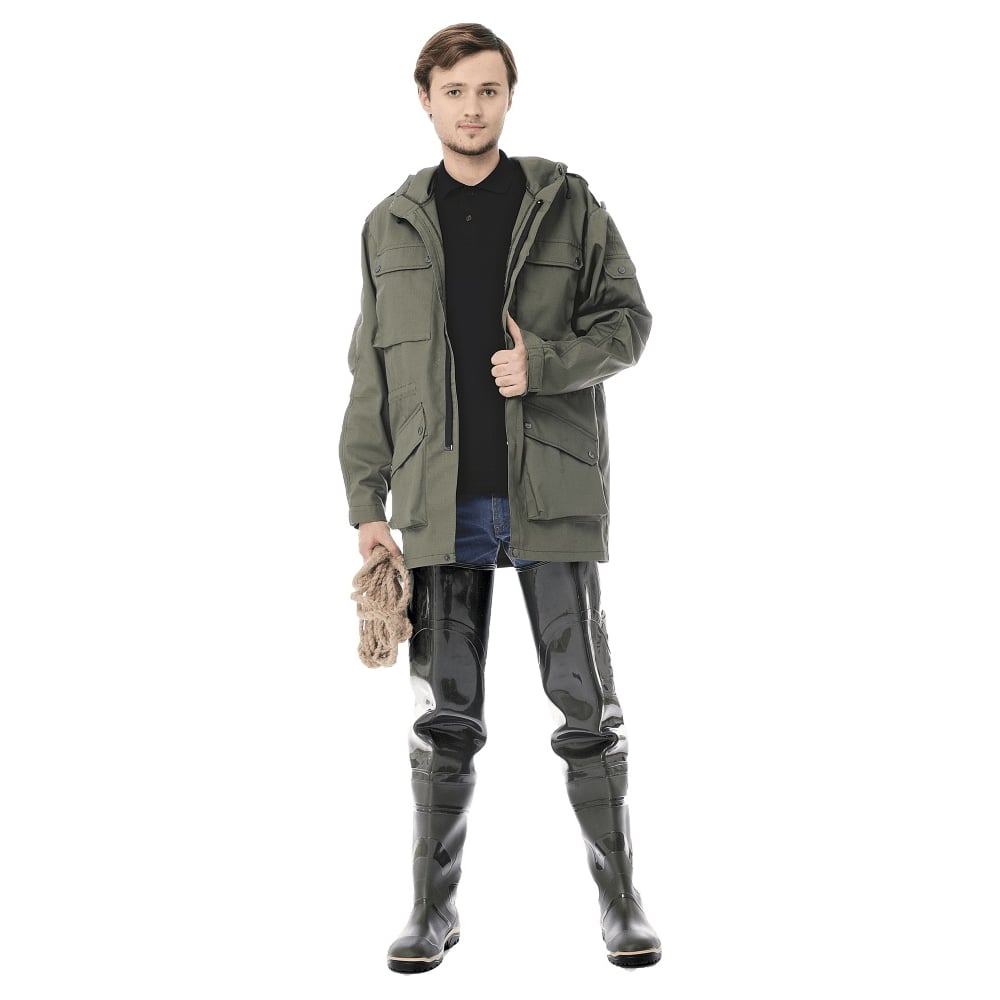 Изображение товара Рыбацкие сапоги ГК Спецобъединение ПВХ 46 оливковый для рыбалки и активного отдыха