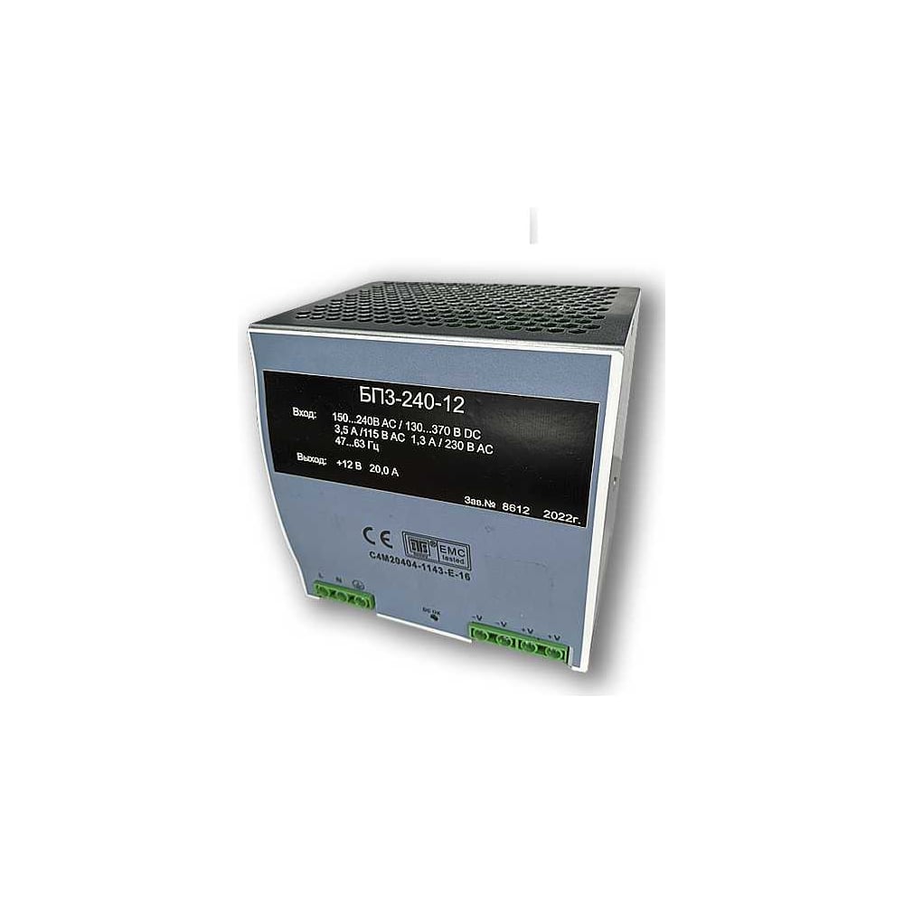 Изображение товара Блок питания ТЕКО БП3-240-12 07-00035702 для промышленной автоматизации