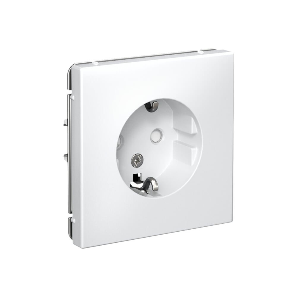 Изображение товара Розетка с заземлением со шторками Systeme Electric ArtGallery, 16 А, механизм, Лотос, арт. GAL001345