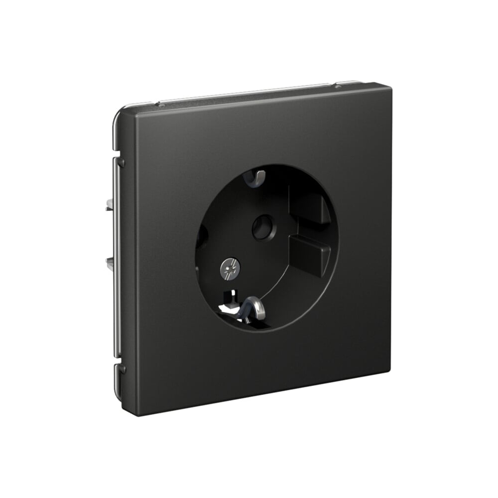 Изображение товара Розетка Systeme Electric ArtGallery Базальт с заземлением, 16А