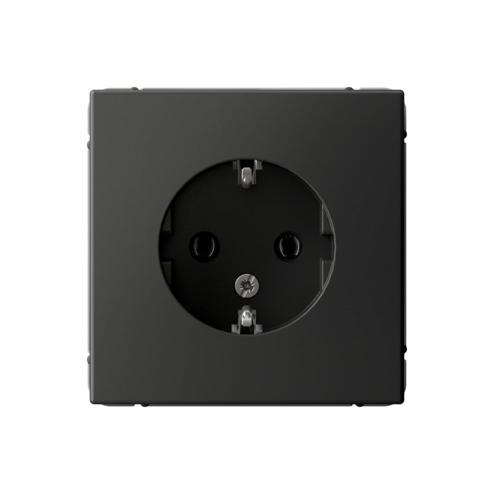 Изображение товара Розетка Systeme Electric ArtGallery Базальт с заземлением, 16А