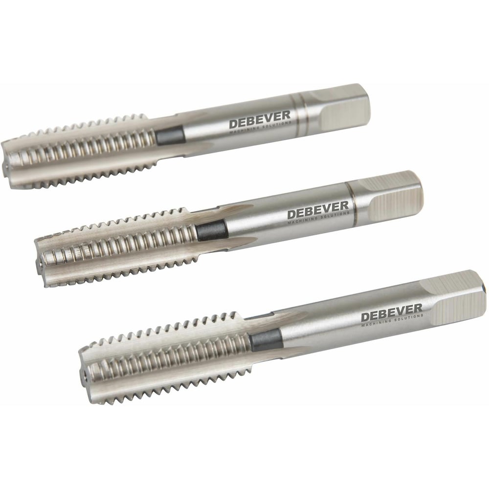 Изображение товара Комплект ручных метчиков Debever Machining Solutions UNC 7/8-9, HSS, DIN 351, ISO2 / 6H, 3 шт DB-350789