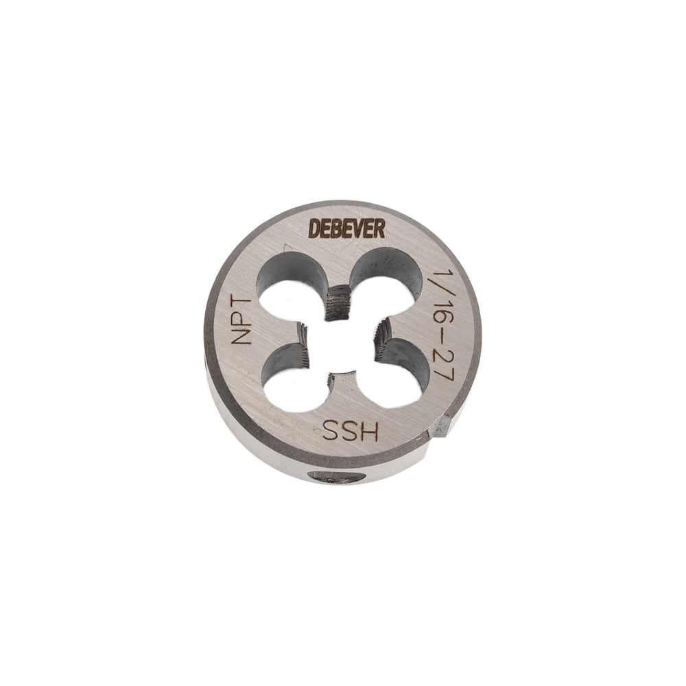 Изображение товара Плашка для трубной конической резьбы NPT 1/16 HSS Debever Machining Solutions DB-480116