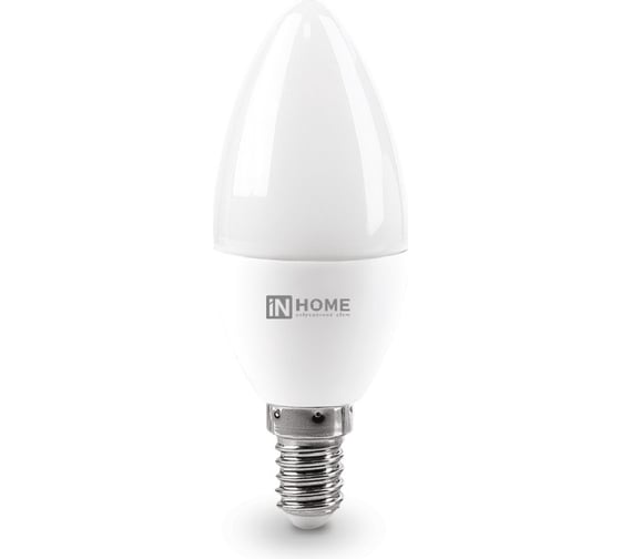 Изображение товара Лампа светодиодная IN HOME LED-СВЕЧА-VC 4PACK 11Вт 230В Е14 6500К 1050Лм (4шт./упак) 4690612047805