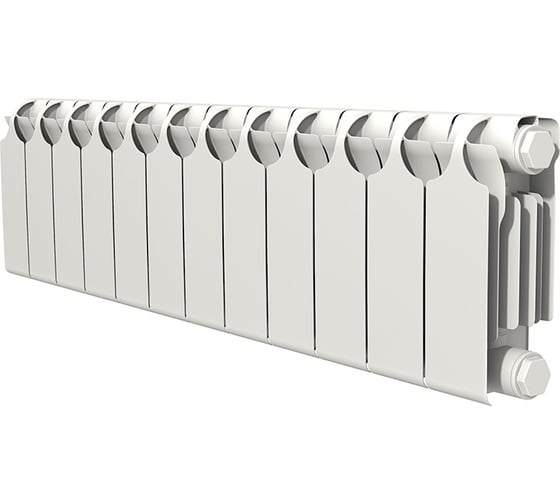 Изображение товара Радиатор биметаллический Теплоприбор с межосевым расстоянием 200мм, 12 секций БР1-200/12
