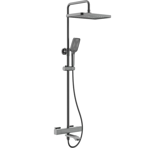 Изображение товара Душевая система для ванны с термостатом RAGLO графит R01.26.09
