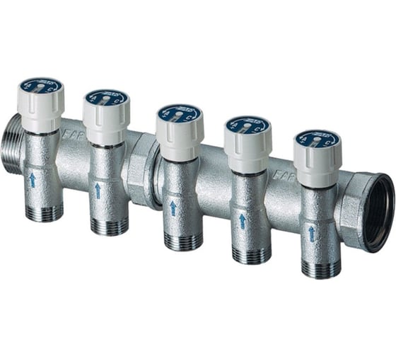 Изображение товара Коллектор терморегулирующий FAR 1 1/4, 2 отвода 3/4EU FK 3911 1143402