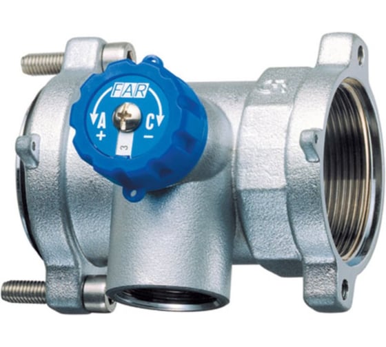 Изображение товара Коллектор регулирующий FAR START 2, фланцевый, отводы 1, ВР, L=100 мм, PN25 FK 3874 2010 100