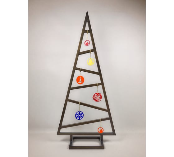 Изображение товара Искусственная елка ООО СКП Лофт 1150х510 мм, труба 20х20 мм Ё-003Кб