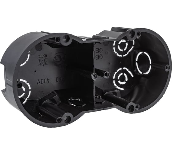 Изображение товара Установочная коробка GREENEL 2-местная 141х70х45мм для полых стен GE40023