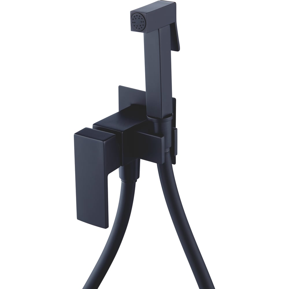 Изображение товара Современный встраиваемый смеситель для гигиенического душа SPLENKA черный S98.52.06