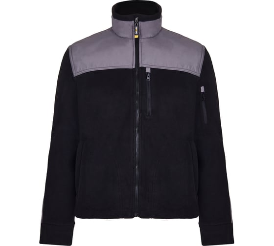 Изображение товара Куртка флисовая DOWELL чёрно-серая с усилениями, размер XXL D81505-XXL