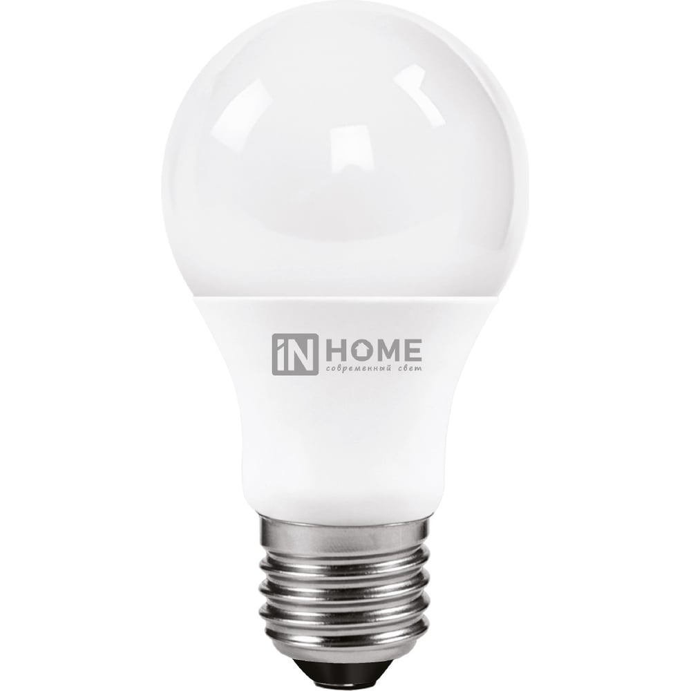 Изображение товара Лампа IN HOME LED-A60-VC 10Вт E27 4000К 950Лм (4шт.)
