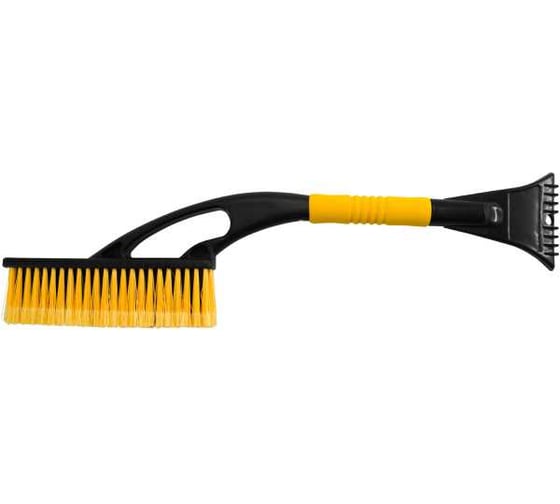 Изображение товара Щетка-сметка со скребком Pobedit FROST VIII BLACK EDITION 600 мм, искусственная щетина, 215x55 мм 8004173