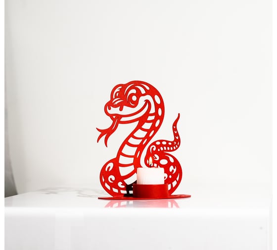 Изображение товара Подсвечник ООО СКП Змейка, 150*140*60, 1 мм СГ25-001Бр