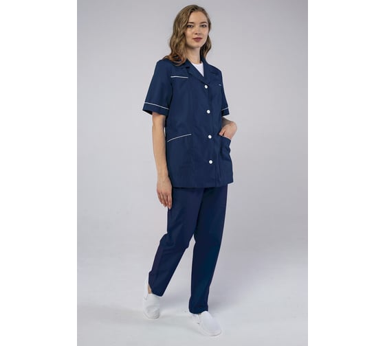 Изображение товара Женский костюм Факел Магнэль (ткань смесовая, 120) т.синий, 56-58; 170-176 87477092.010