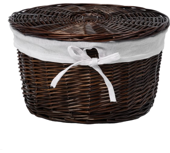 Изображение товара Плетеная корзина с крышкой WasserKraft Donau WB-530-L