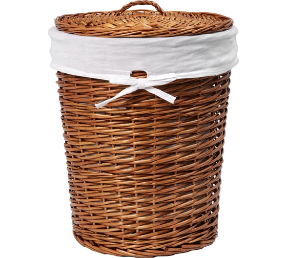 Изображение товара Плетеная корзина с крышкой WasserKraft Leine WB-350-M