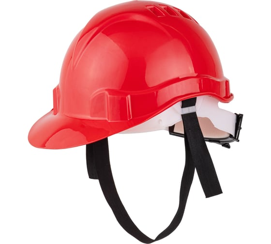 Изображение товара Защитная каска КЭС Европласт с храповым механизмом КАС104 цвет красный 90103007
