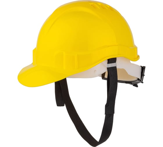 Изображение товара Защитная каска КЭС Европласт с храповым механизмом КАС104 цвет желтый 90103006