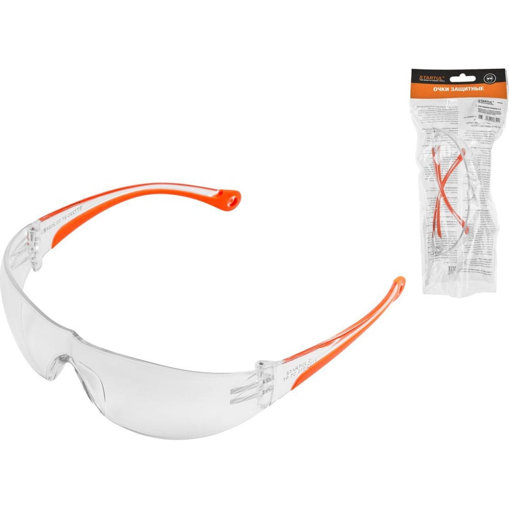 Изображение товара Очки открытые STARTUL О-27 ST7220-27 защитные очки панорамное стекло пластиковая оправа облегченная