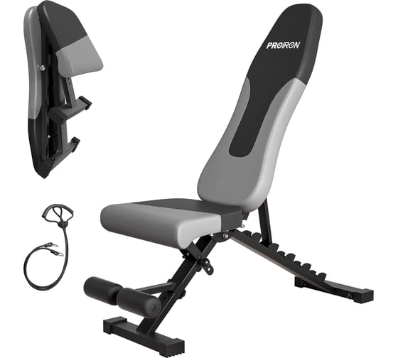 Изображение товара Скамья силовая PROIRON с эспандерами СКАМ01