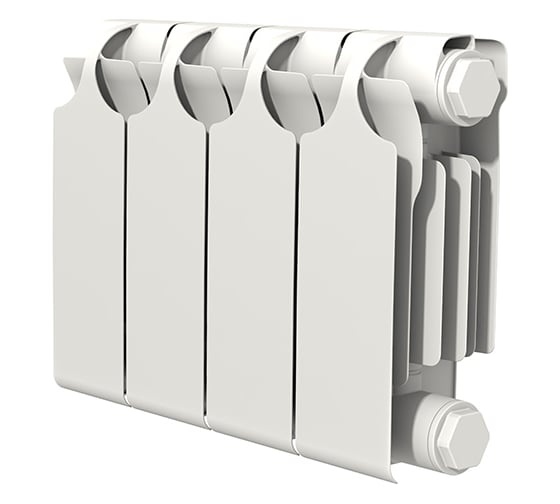 Изображение товара Радиатор биметаллический Теплоприбор с межосевым расстоянием 200мм, 4 секции БР1-200/04