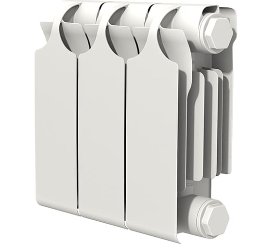 Изображение товара Радиатор биметаллический Теплоприбор с межосевым расстоянием 200мм, 3 секции БР1-200/03