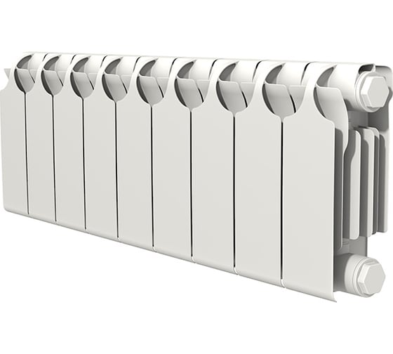 Изображение товара Радиатор биметаллический Теплоприбор с межосевым расстоянием 200мм, 9 секций БР1-200/09