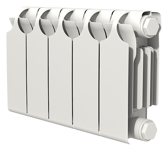 Изображение товара Радиатор биметаллический Теплоприбор с межосевым расстоянием 200мм, 5 секций БР1-200/05