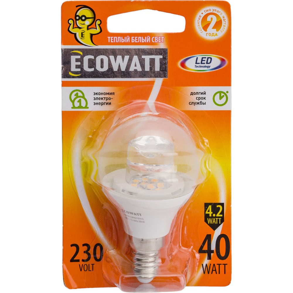 Светодиодная лампа ECOWATT светодиодная лампа ecowatt