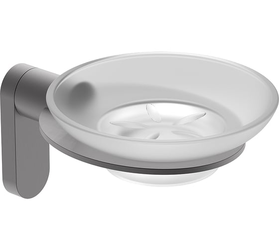 Изображение товара Держатель+мыльница RAGLO графит R300.02.09
