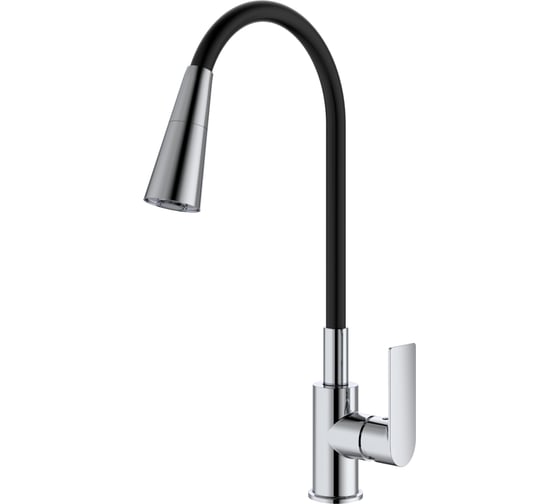 Изображение товара Смеситель для кухни SPLENKA хром/черный S05.43