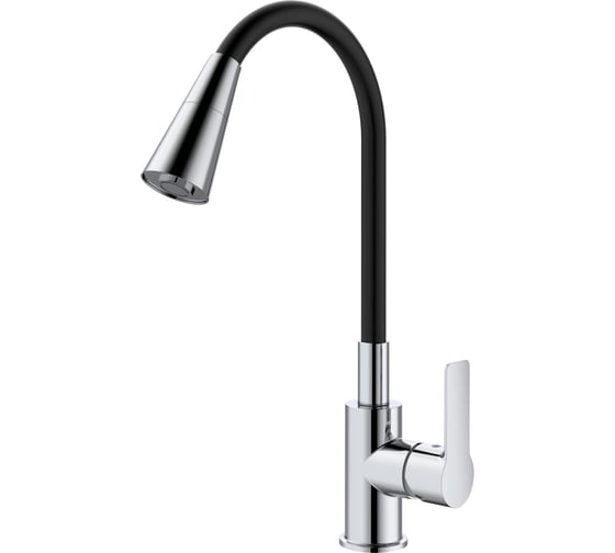 Изображение товара Смеситель для кухни SPLENKA хром/черный S06.43