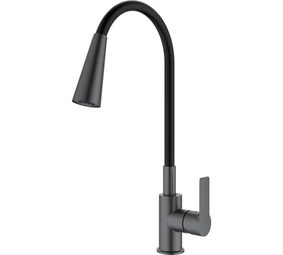 Изображение товара Смеситель для кухни SPLENKA графит/черный S06.43.09