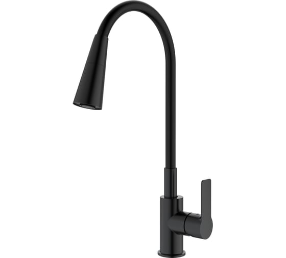 Изображение товара Смеситель для кухни SPLENKA черный S06.43.06