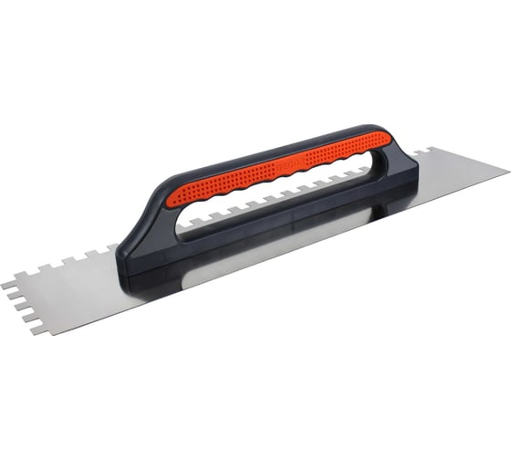 Изображение товара Гладилка DЕCOR 3K, 580x130мм, нержавеющая сталь, зуб коготь, 0.7 мм 610-012 11613607