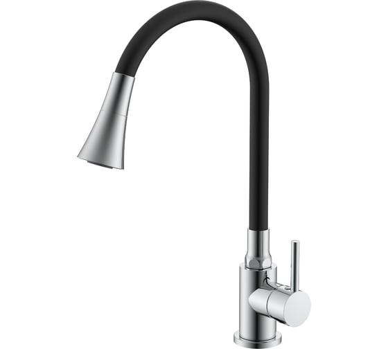 Изображение товара Смеситель для кухни SPLENKA хром/черный S201.4306