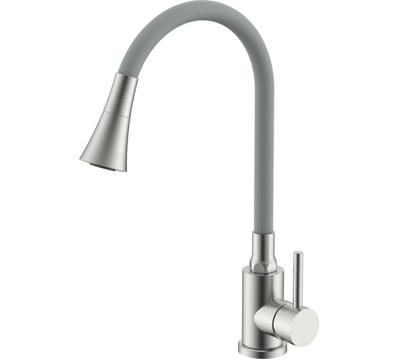 Изображение товара Смеситель для кухни SPLENKA сатин/серый S201.4307.05