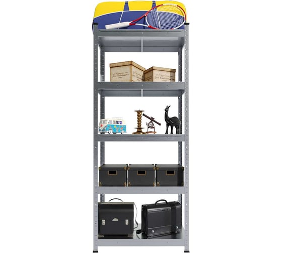 Изображение товара Стеллаж металлический First Logistik HIT 760x400x1824/ 5 полок, оцинкованный LS 760418.5М00-000