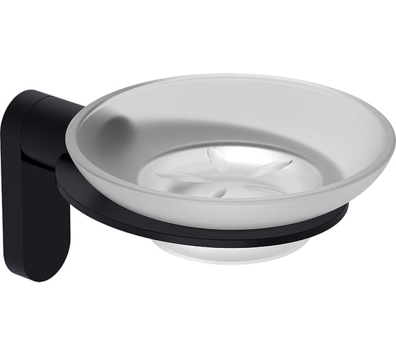 Изображение товара Держатель+мыльница RAGLO черный R300.02.06