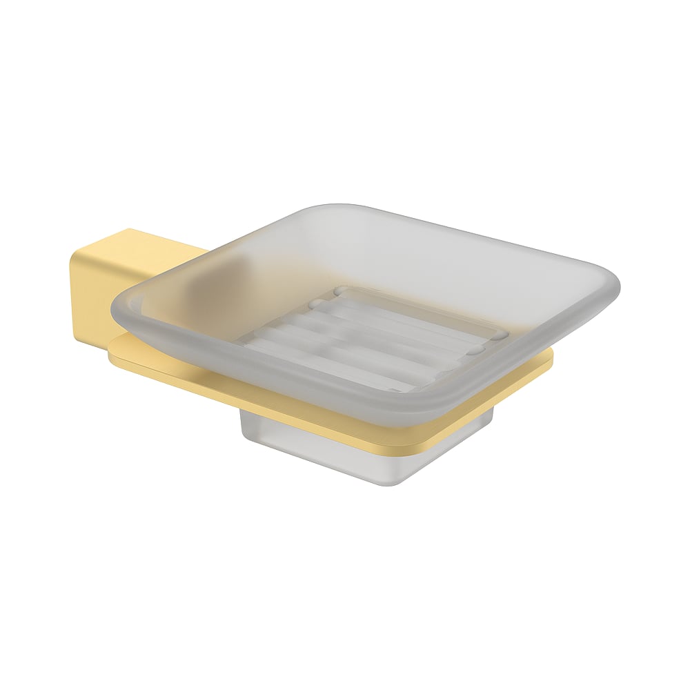 Изображение товара Держатель и мыльница RAGLO золотой сатин R301.02.03 для ванной комнаты