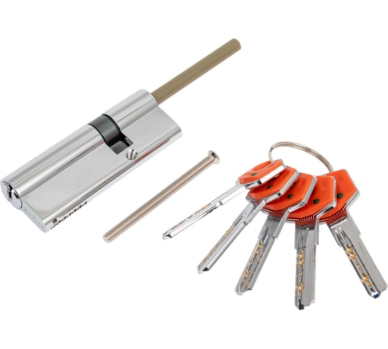 Изображение товара Цилиндр с термоштоком FUARO D-PROTERM507/85 мм, (50+10+25) термошток 8x65 мм CP, 5 ключей 48947