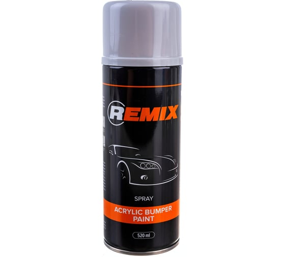 Изображение товара Грунт-эмаль по пластику для бампера REMIX серый 520 мл, аэрозоль RM-SPR04