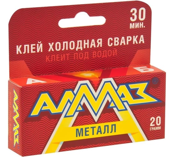 Изображение товара Клей эпоксидный Алмаз компаунд 2К для металла AZ-0131