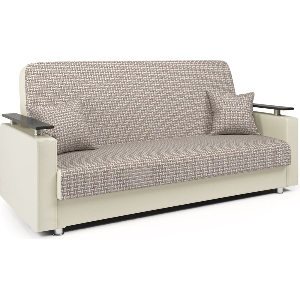 Изображение товара Диван-книжка Шарм Мелодия ДП №2 140 Корфу беж и экокожа беж стиль классика